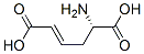 2-Hexenedioicacid,5-amino-,(2E,5S)-(9CI) Struktur