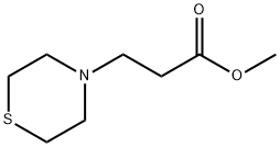 4-THIOMORPHOLINEPROPANOIC ACID METHYL ESTER Struktur