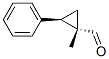 Cyclopropanecarboxaldehyde, 1-methyl-2-phenyl-, (1S,2R)- (9CI) Struktur