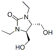 2-Imidazolidinone,1,3-diethyl-4,5-bis(hydroxymethyl)-,(4S,5S)-(9CI) Struktur