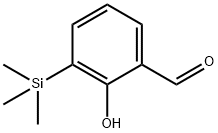 2-HYDROXY-3-(TRIMETHYLSILYL)BENZALDEHYDE Struktur