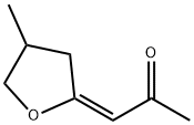 2-Propanone, 1-(dihydro-4-methyl-2(3H)-furanylidene)-, (1E)- (9CI) Struktur