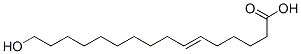 16-Hydroxy-6-hexadecenoic acid Struktur