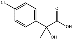 2-(4-Chlorophenyl)-2-hydroxypropionic acid Struktur