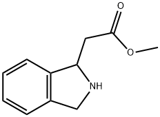 Methyl 2-(isoindolin-1-yl)acetate Struktur