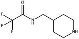 2,2,2-TRIFLUORO-N-PIPERIDIN-4-YLMETHYL-ACETAMIDE Struktur