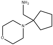 CYCLOPENTANEMETHANAMINE, 1-(4-MORPHOLINYL)- Struktur