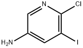 3-PYRIDINAMINE, 6-CHLORO-5-IODO- Struktur