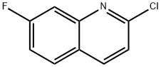 2-CHLORO-7-FLUOROQUINOLINE Struktur