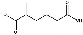 2,5-DIMETHYLHEXANEDIOIC ACID Struktur