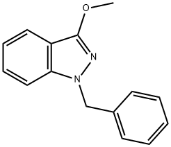 1-BENZYL-3-METHOXY-1H-INDAZOLE Struktur