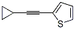 Thiophene, 2-(cyclopropylethynyl)- (9CI) Struktur