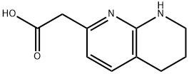 (5,6,7,8-TETRAHYDRO-[1,8]NAPHTHYRIDIN-2-YL)-ACETIC ACID Struktur