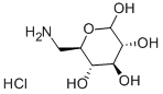 6-AMINO-6-DEOXY-D-GLUCOSE HYDROCHLORIDE Struktur