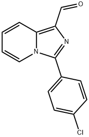 3-(4-CHLOROPHENYL)IMIDAZO[1,5-A]PYRIDINE-1-CARBALDEHYDE Struktur