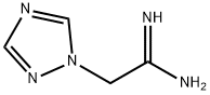 2-(1H-1,2,4-TRIAZOL-1-YL)ETHANIMIDAMIDE HYDROCHLORIDE Struktur