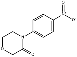 4-(4-NITROPHENYL)MORPHOLIN-3-ONE Struktur