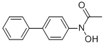 N-hydroxy-4-acetylaminobiphenyl Struktur