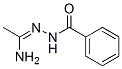 Benzoic  acid,  (2Z)-(1-aminoethylidene)hydrazide  (9CI) Struktur