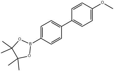 2-[4-(4-Methoxyphenyl)phenyl]-4,4,5,5-tetramethyl-1,3,2-dioxaborolane Struktur