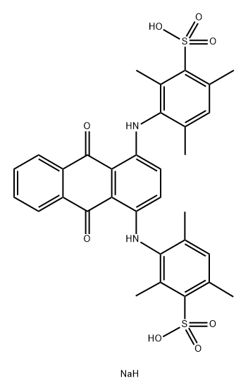 ACID BLUE 80 Struktur