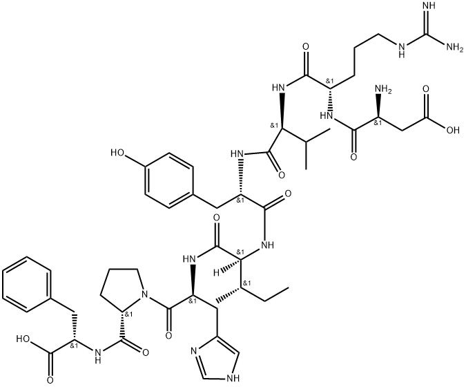 ANGIOTENSIN II, HUMAN Structure