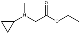 Glycine, N-cyclopropyl-N-methyl-, ethyl ester (9CI) Struktur