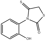 2-Thiazolidinone,  3-(2-hydroxyphenyl)-4-thioxo- Struktur