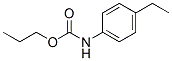 Carbamic acid, (4-ethylphenyl)-, propyl ester (9CI) Struktur