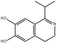 6,7-Isoquinolinediol, 3,4-dihydro-1-(1-methylethyl)- (9CI) Struktur