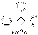 1,2-Diphenylcyclobutane-3,4-dicarboxylic acid Struktur