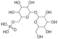 [3,4,5-trihydroxy-6-[3,4,5-trihydroxy-6-(hydroxymethyl)oxan-2-yl]oxy-oxan-2-yl]methoxyphosphonic acid Struktur