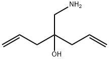 4-AMINOMETHYL-HEPTA-1,6-DIEN-4-OL Struktur