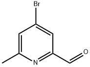 4-BROMO-6-METHYL-PYRIDINE-2-CARBALDEHYDE Struktur