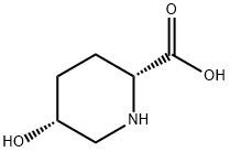 2-Piperidinecarboxylic acid, 5-hydroxy-, (2R,5R)- (9CI) Struktur