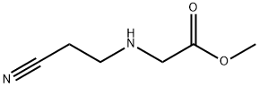 (2-CYANO-ETHYLAMINO)-ACETIC ACID METHYL ESTER Struktur