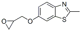 Benzothiazole, 2-methyl-6-(oxiranylmethoxy)- (9CI) Struktur