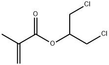 Methacrylic acid 1-(chloromethyl)-2-chloroethyl ester Struktur