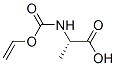 N-vinyloxycarbonyl-L-alanine Struktur