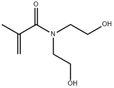 N,N-Bis(2-hydroxyethyl)methacrylamide Struktur