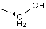 ETHANOL, [1-14C] Struktur