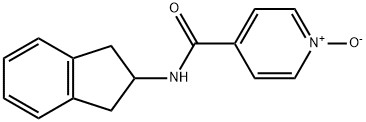 4-Pyridinecarboxamide,N-(2,3-dihydro-1H-inden-2-yl)-,1-oxide(9CI) Struktur