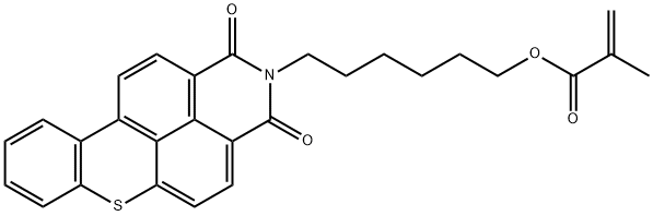 2-(6-Methacryloyloxyhexyl)thioxantheno[2,1,9-dej]isoquinoline-1,3-dione Monomer Struktur