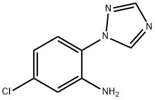 5-CHLORO-2-(1H-1,2,4-TRIAZOL-1-YL)ANILINE Struktur