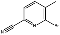 2-Bromo-6-cyano-3-methylpyridine Struktur