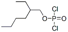 Dichlorophosphinic acid 2-ethylhexyl ester Struktur