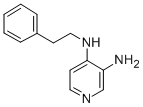 3-Amino-4-phenethylaminopyridine Struktur