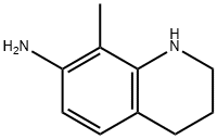 7-Quinolinamine,  1,2,3,4-tetrahydro-8-methyl- Struktur