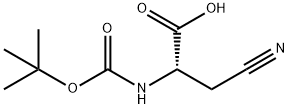 BOC-BETA-CYANO-ALA-OH Struktur