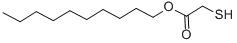 N-DECYL THIOGLYCOLATE Struktur